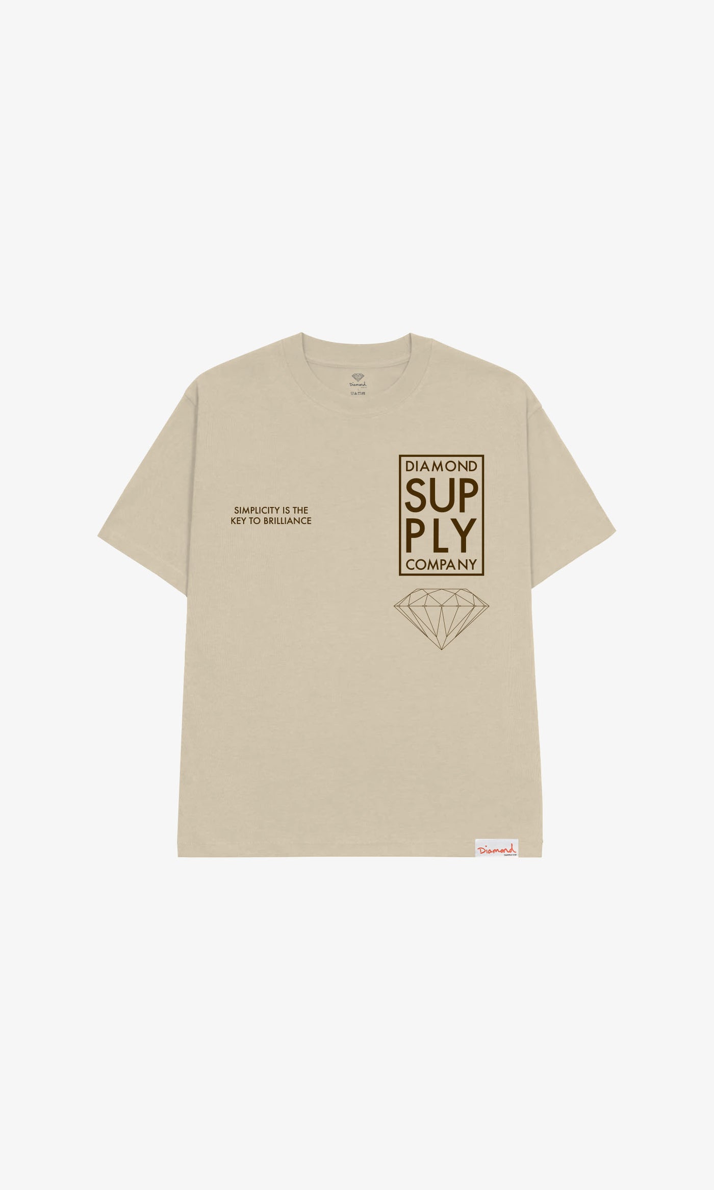 SIMPLE TEE - CREAM