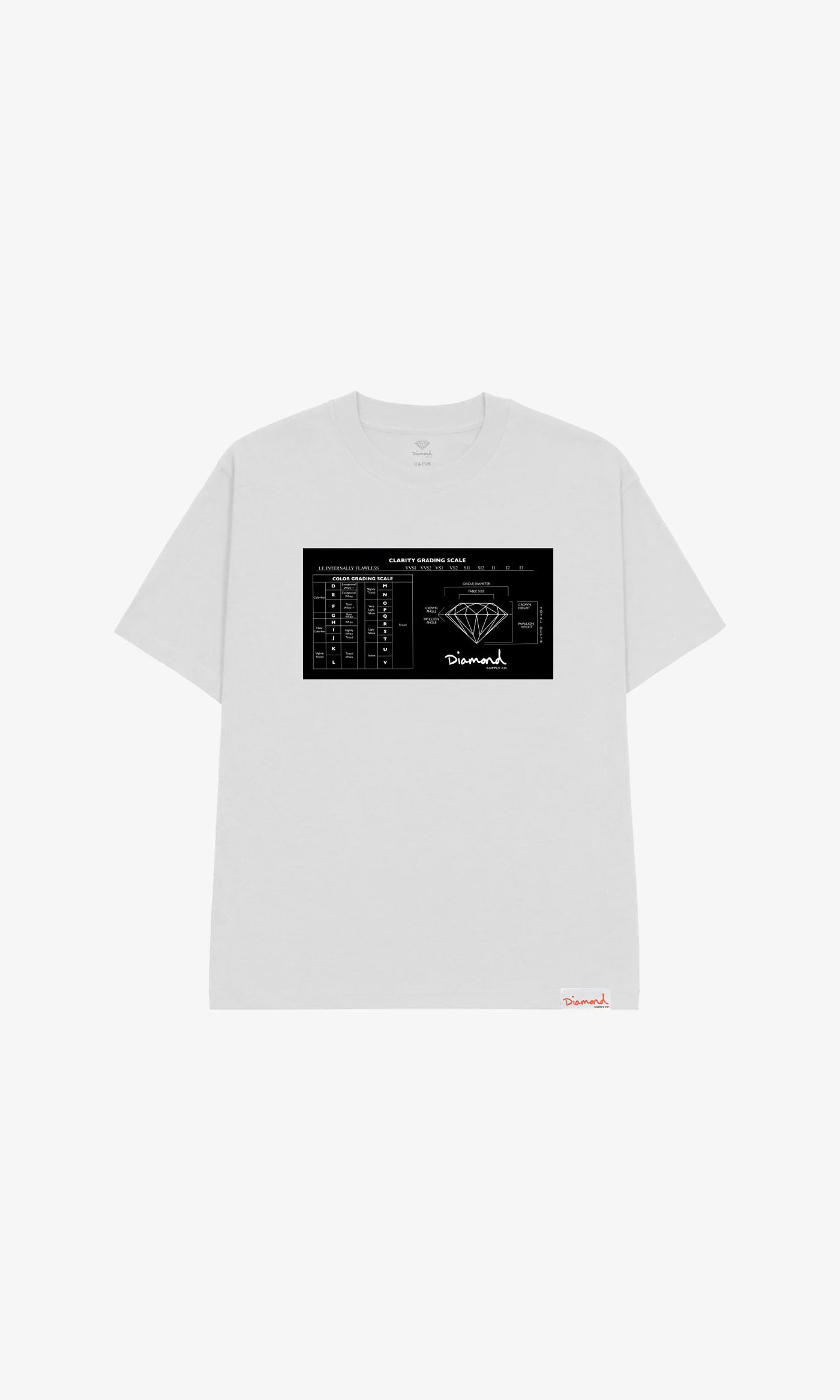 MATHEMATICS TEE - WHITE