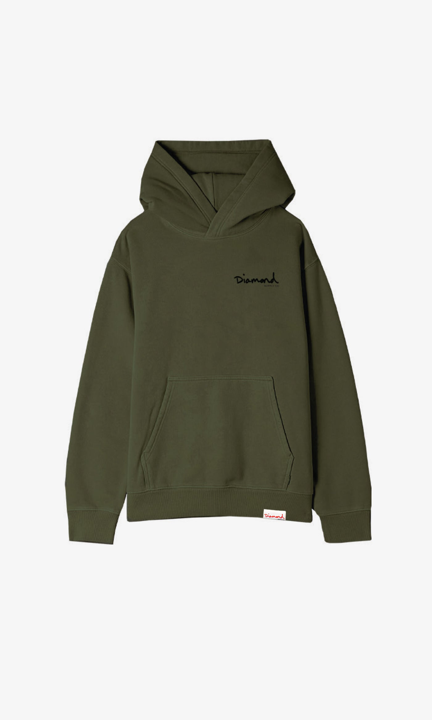 MINI OG SCRIPT HOODIE - ARMY