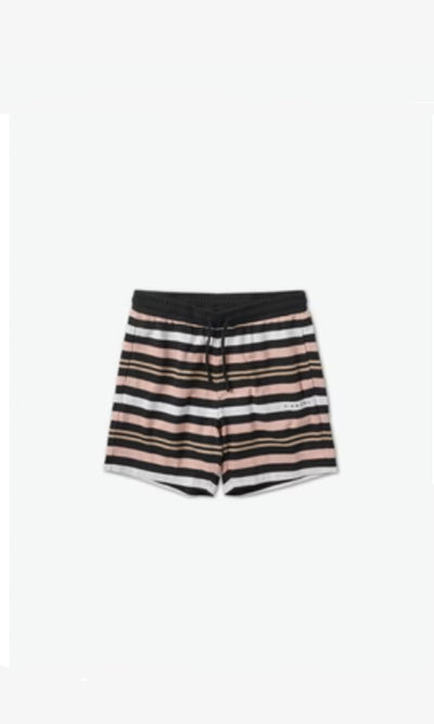 Marquise Striped Shorts - Black