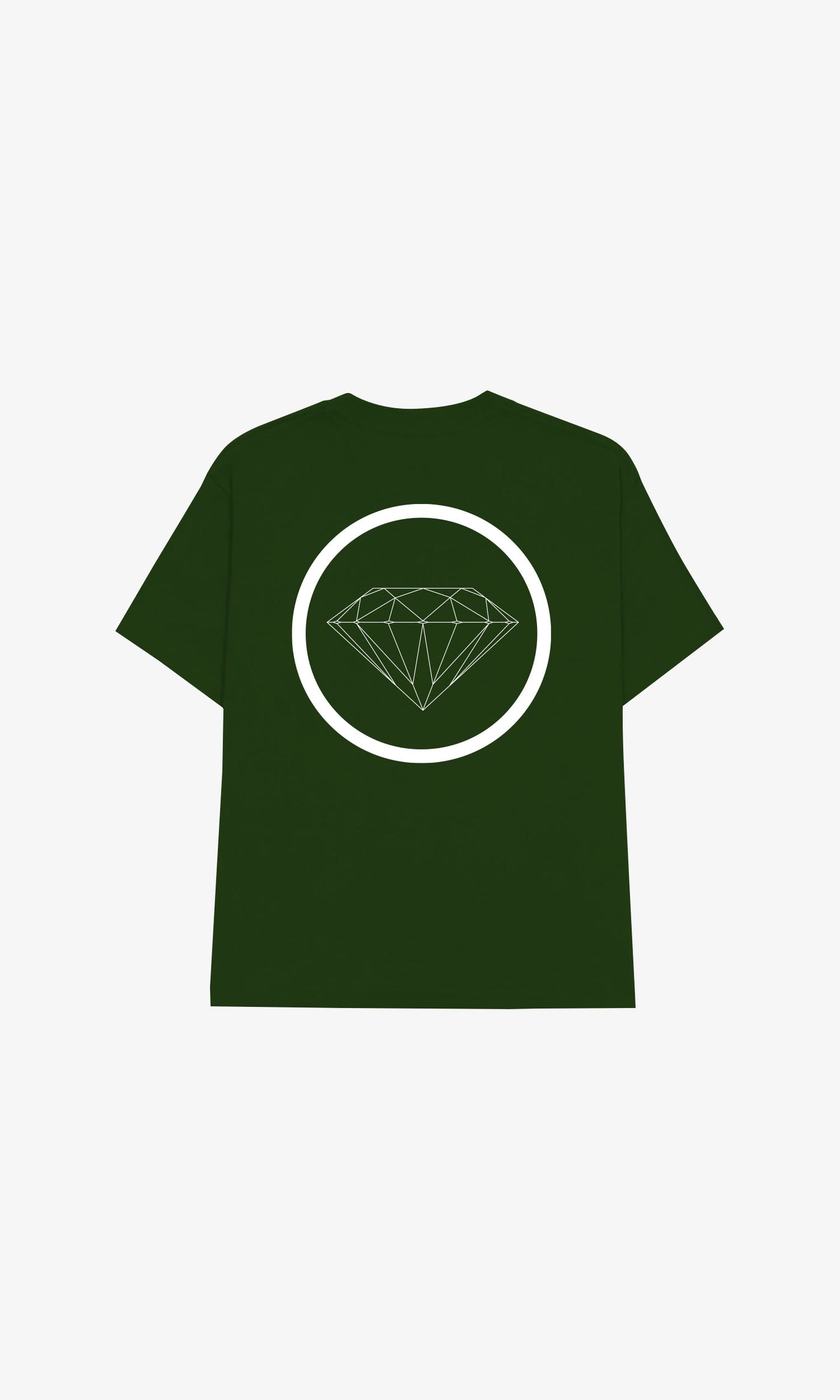BRILLIANT CIRCLE TEE - FORREST GREEN