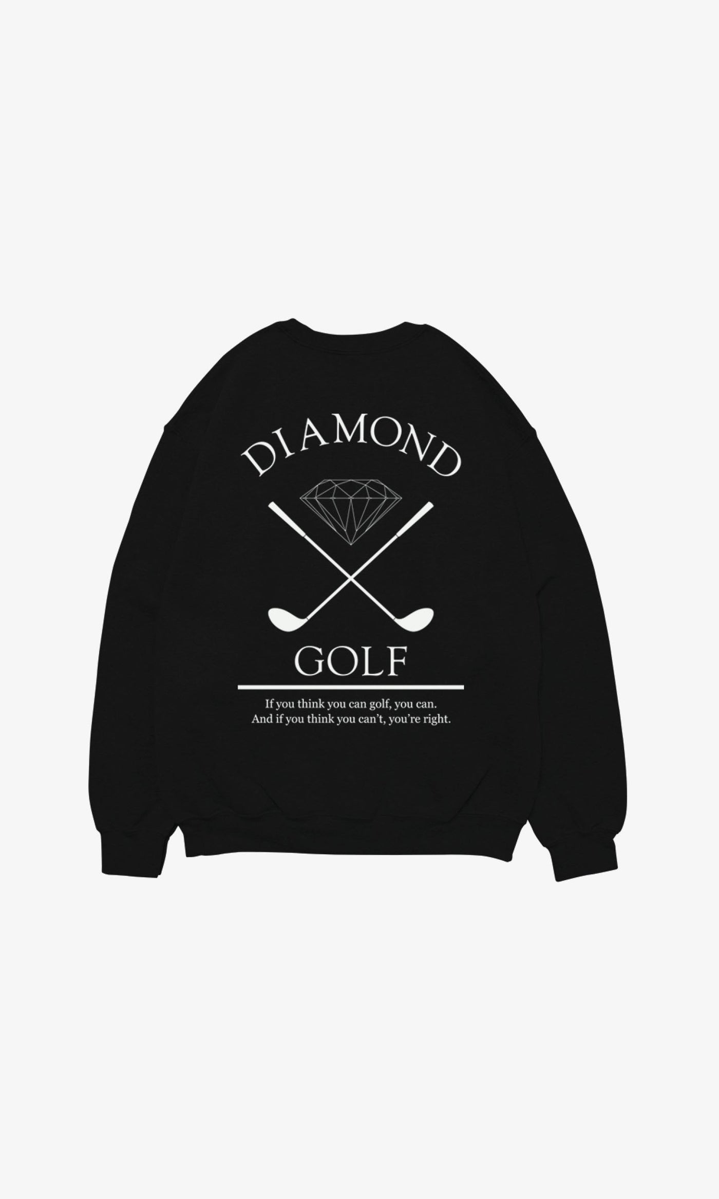 GOLF CREWNECK - BLACK