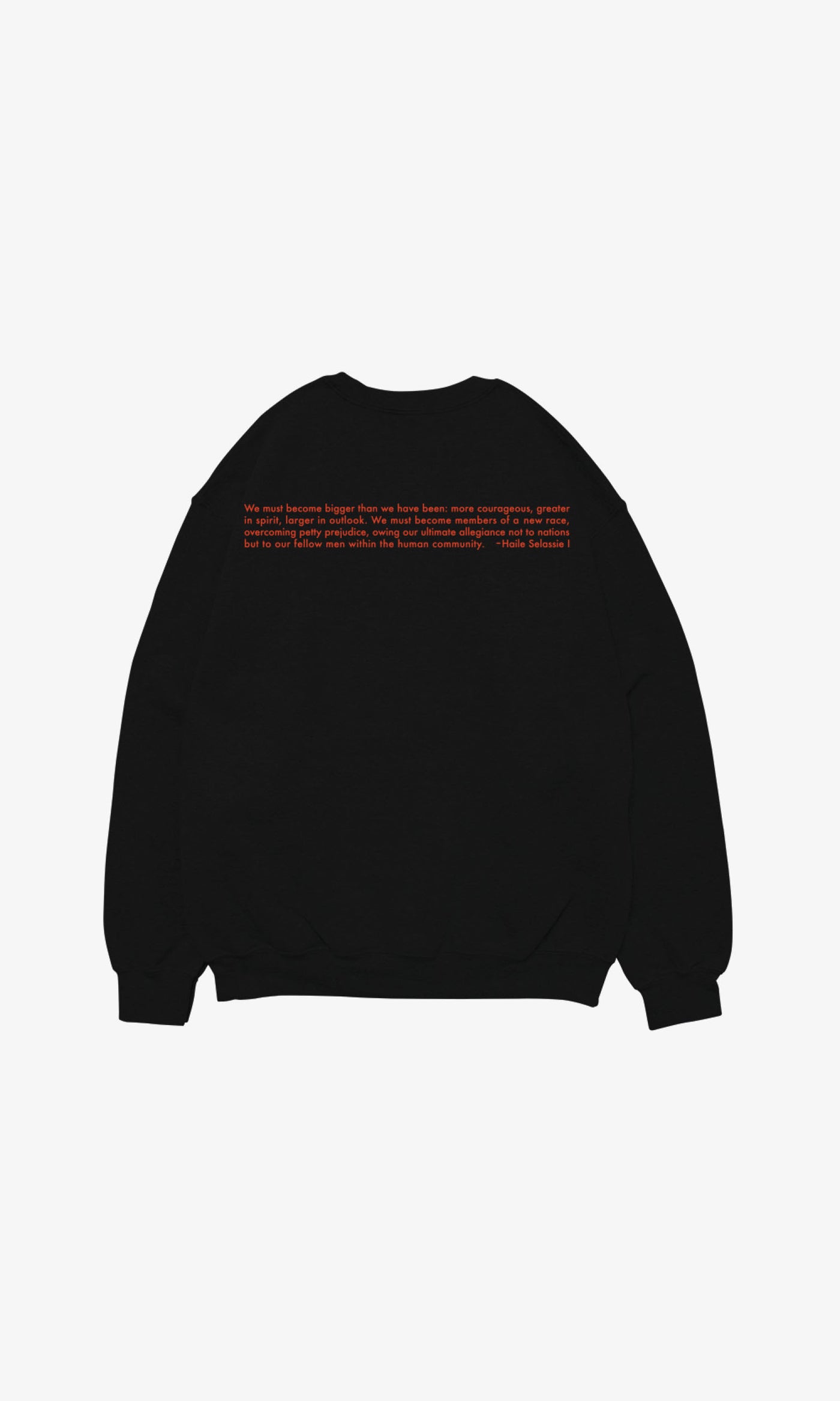 POWER OF TRINITY CREWNECK - BLACK