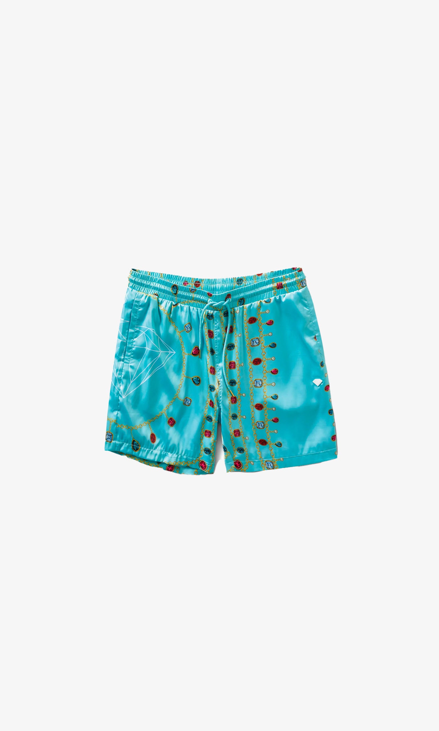 Diamond Chain Shorts - Diamond Blue