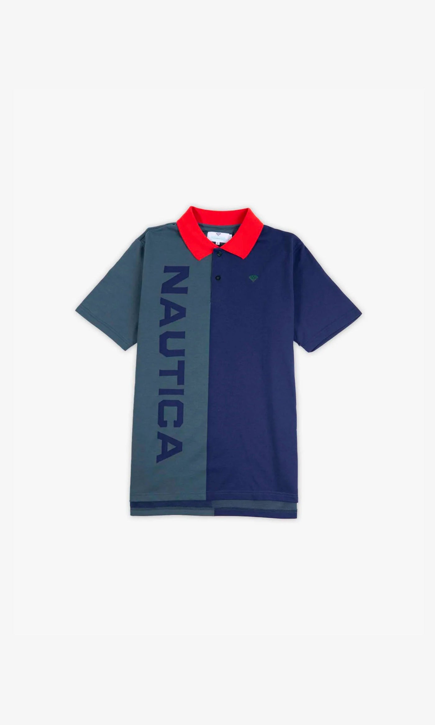 Nautica Polo - Forest Green/ Navy/ Red