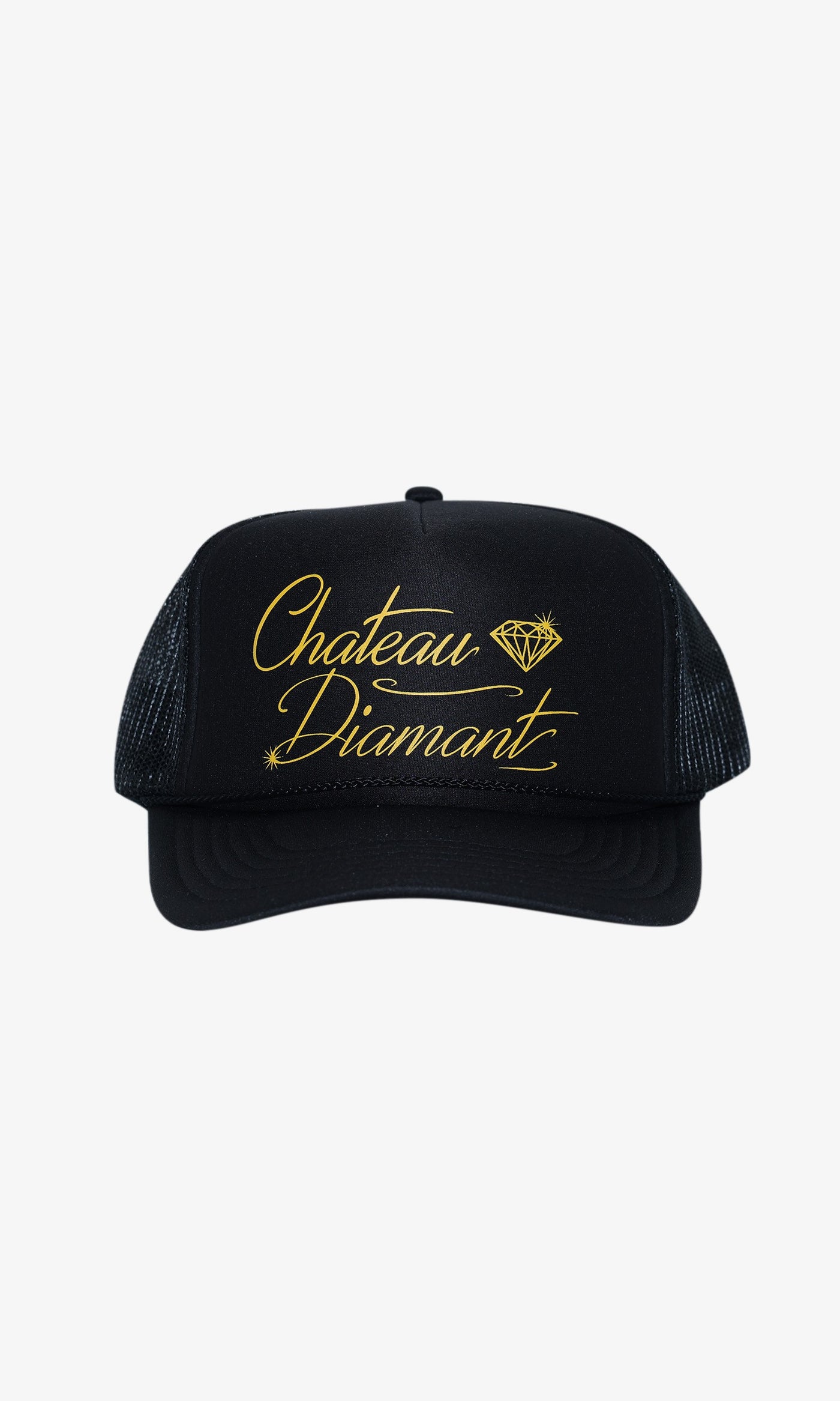 CHATEAU DIAMANT TRUCKER HAT - BLACK