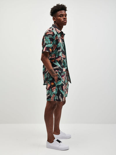 Tropical Paradise Shorts - Pink