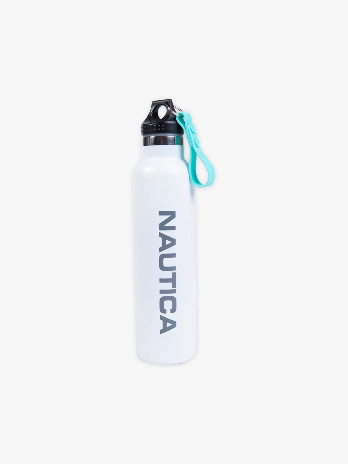 Nautica Stainless Steel Water Bottle - Grey / White