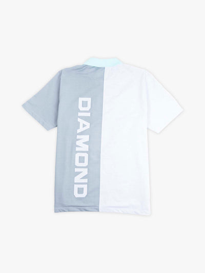 Nautica Polo - White/ Grey / Diamond Blue