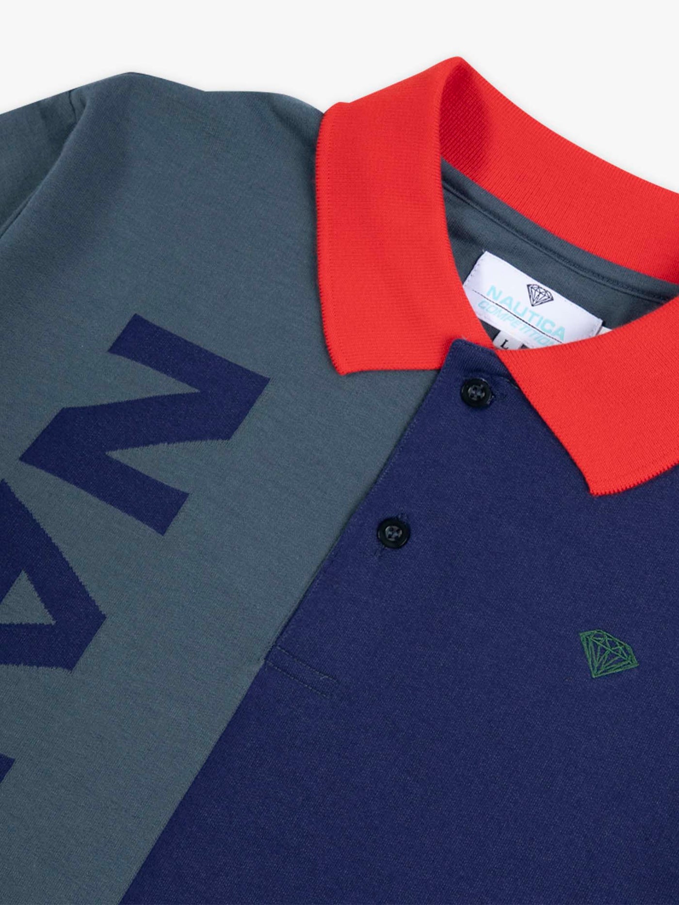 Nautica Polo - Forest Green/ Navy/ Red