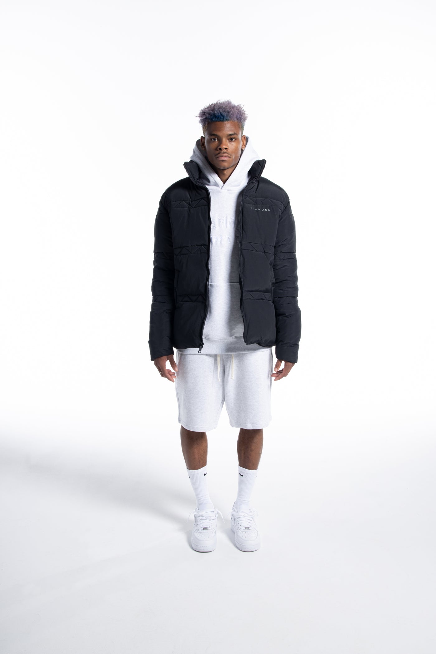 Collegiate Sweat Short - Heather Grey