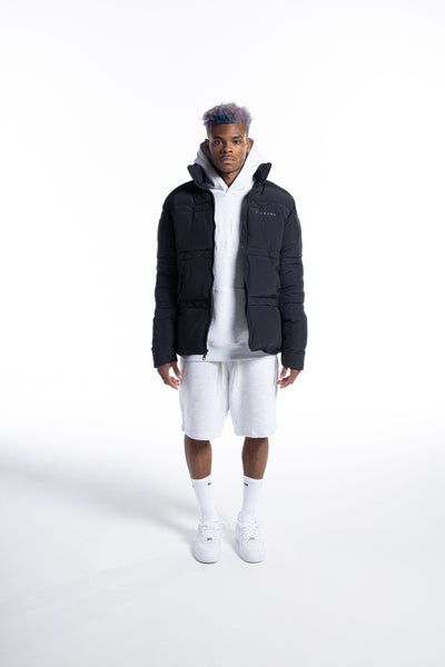 Collegiate Sweat Short - Heather Grey