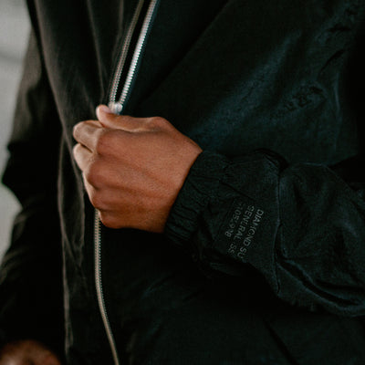 G.I. Nylon Bomber Jacket - Black