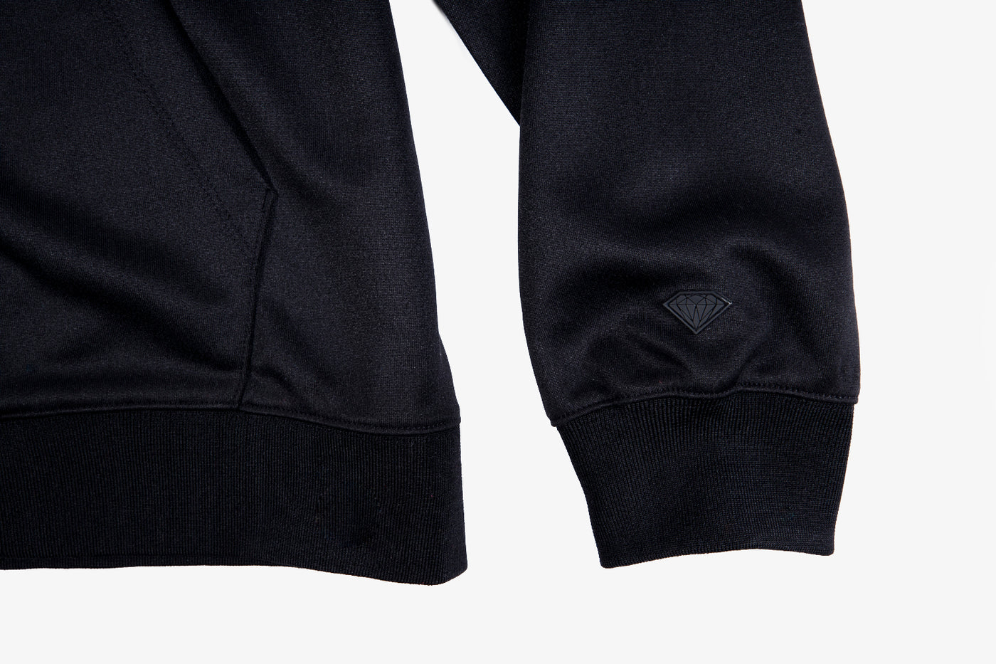 Diamond Oversized Hoodie - Black