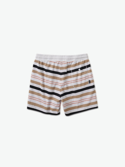 Marquise Striped Shorts - White